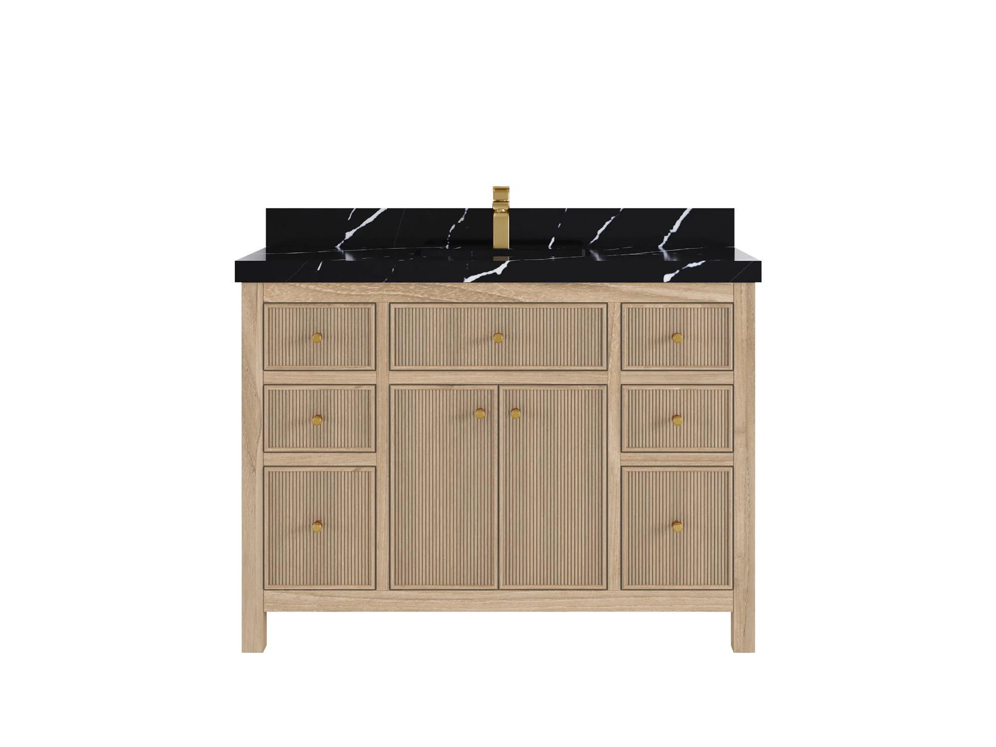 Willow Collections Sonoma 48'' Single Bathroom Vanity with Quartz Top | Wayfair | Wayfair North America