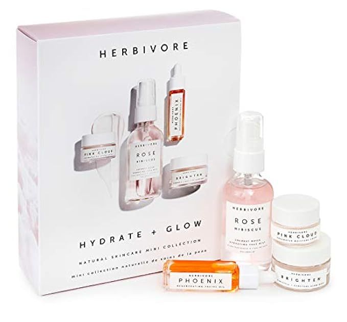 Herbivore Botanicals - HYDRATE + GLOW Natural Skincare Mini Collection | Amazon (US)