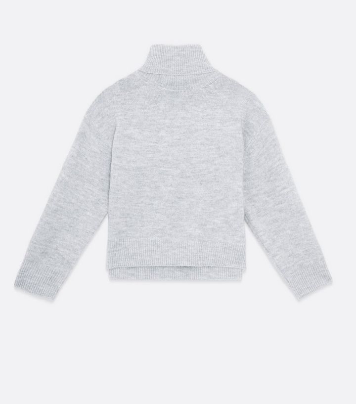 Petite Pale Grey Roll Neck Jumper
						
						Add to Saved Items
						Remove from Saved Items | New Look (UK)