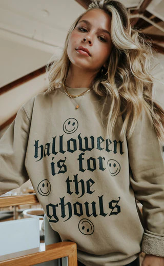 friday + saturday: halloween is for the ghouls sweatshirt | RIFFRAFF
