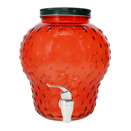 Strawberry Shaped Glass Drink Dispenser 128oz | Five Below