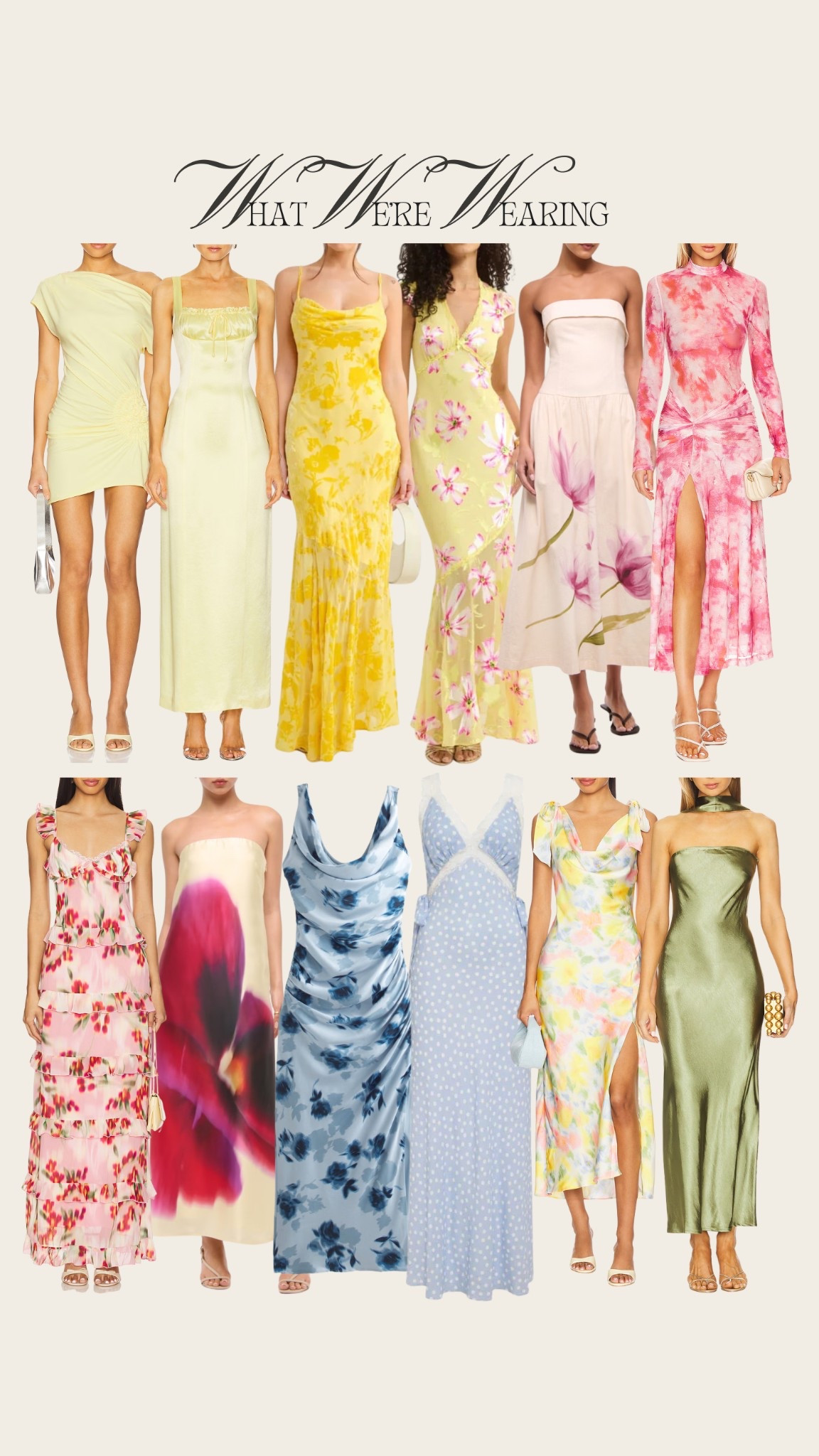 Some wedding guest dress options for summer!! Tried to do a mix of price points and link similar 🫶🏼🫶🏼 

#LTKWedding #LTKSeasonal