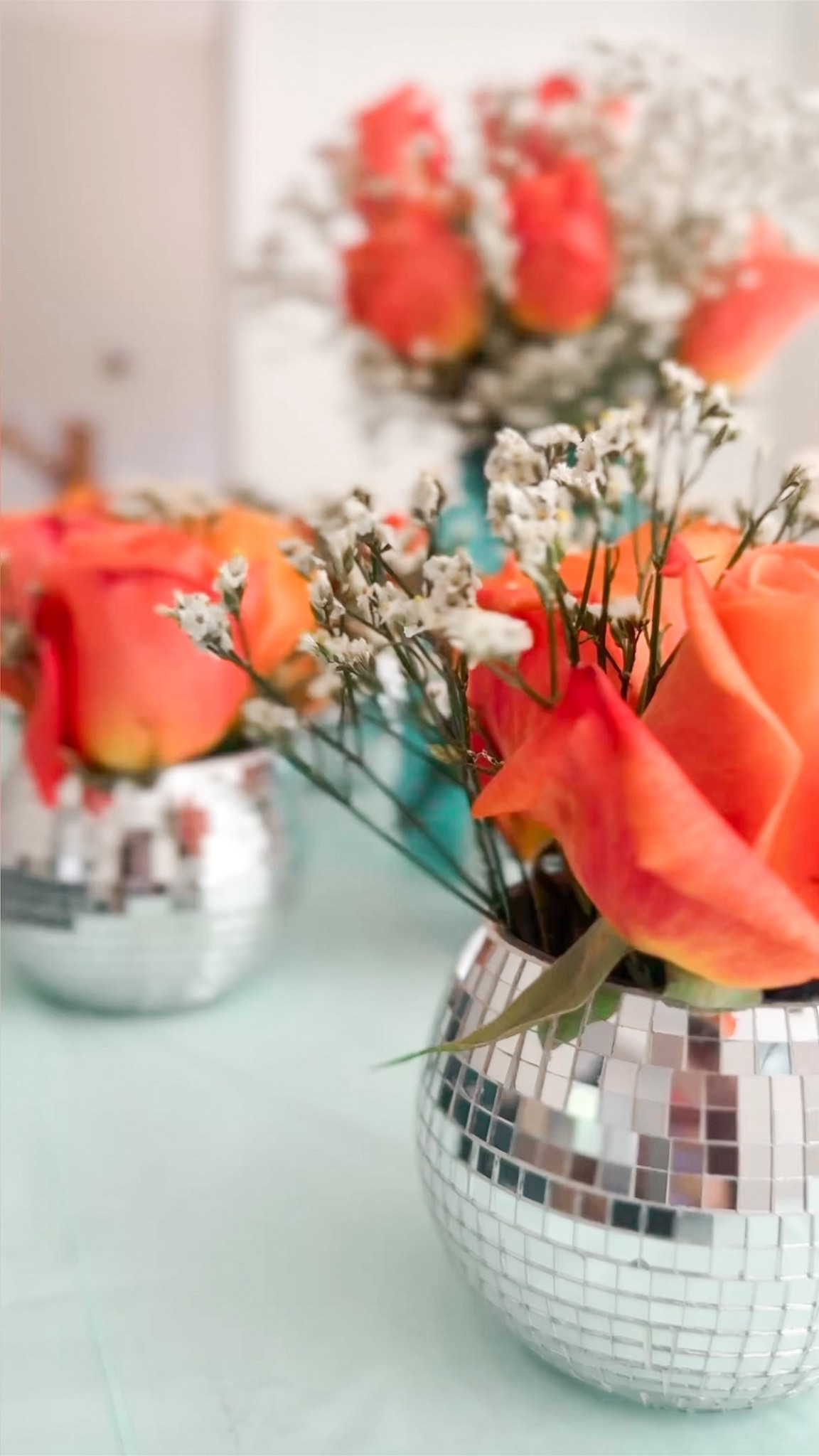 The cutest disco ball vases! 🪩

#LTKHome #LTKSeasonal #LTKHoliday