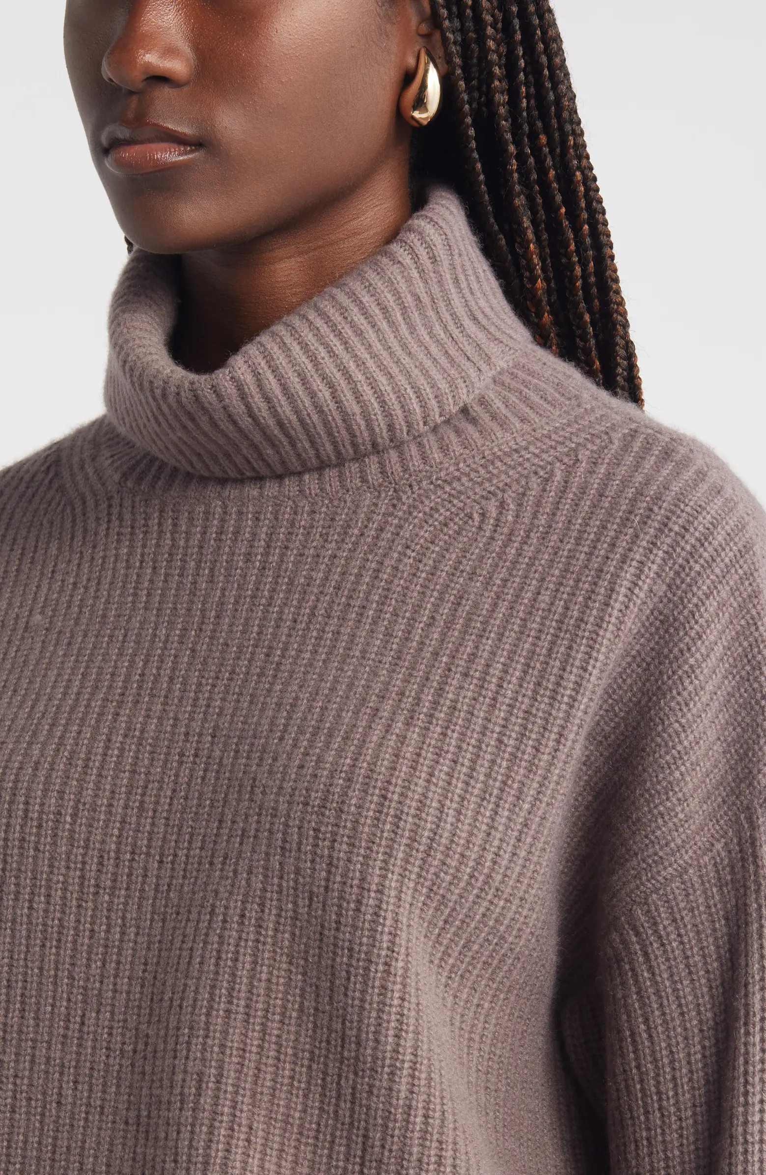 Nordstrom Wool & Cashmere Rib Turtleneck Sweater | Nordstrom | Nordstrom