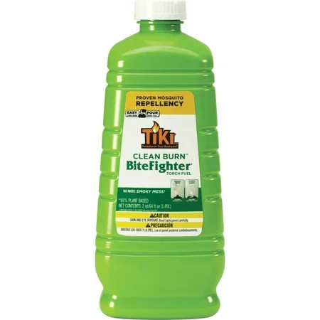 TIKI Brand Clean Burn BiteFighter 64 Ounce Tiki Torch Fuel | Walmart (US)
