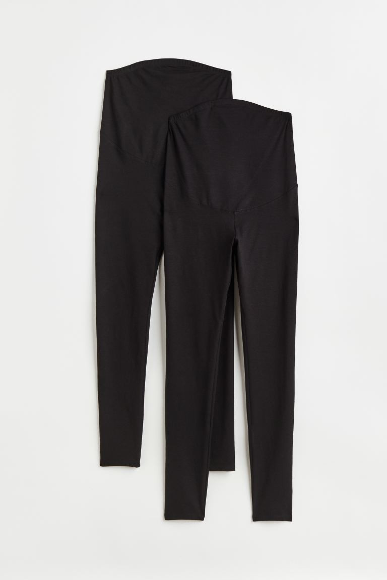 MAMA 2-pack Jersey Leggings | H&M (US + CA)