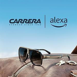 Carrera Smart Glasses with Alexa | Smart audio glasses | Cruiser black frames with gradient sungl... | Amazon (US)