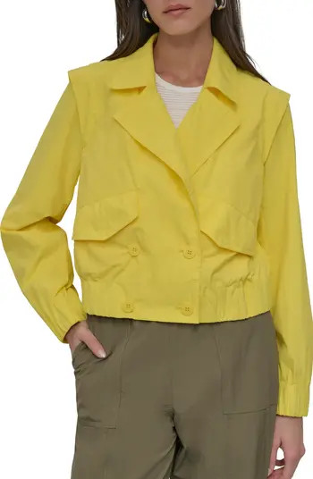 DKNY Crop Trench Jacket | Nordstromrack | Nordstrom Rack