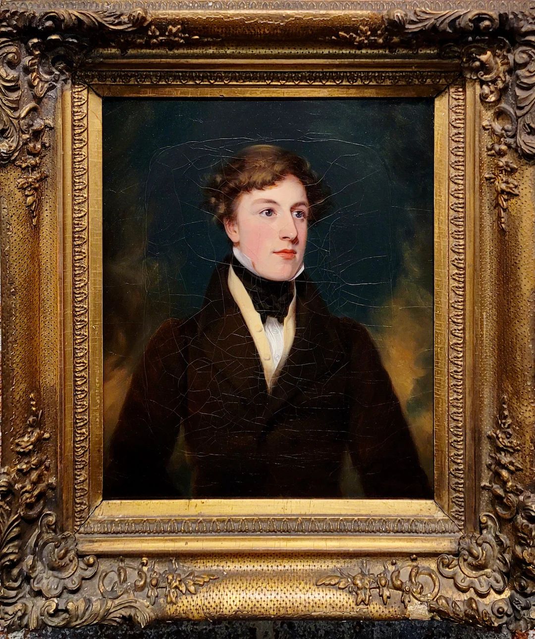 George Hayter attributed-Portrait of an Elegant Gentleman-19th century Oil painting | Etsy (US)