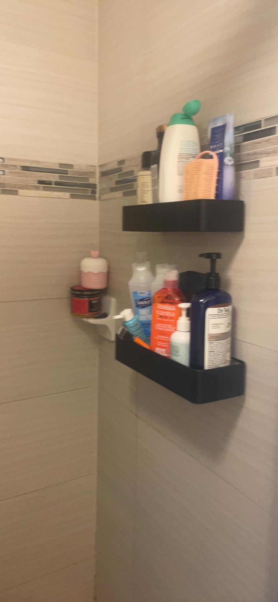 Kitsure Shower Caddy - 2 Pack Rustproof Shower Organizer, Drill-Free & Quick-Dry Shower Shelf for... | Amazon (US)