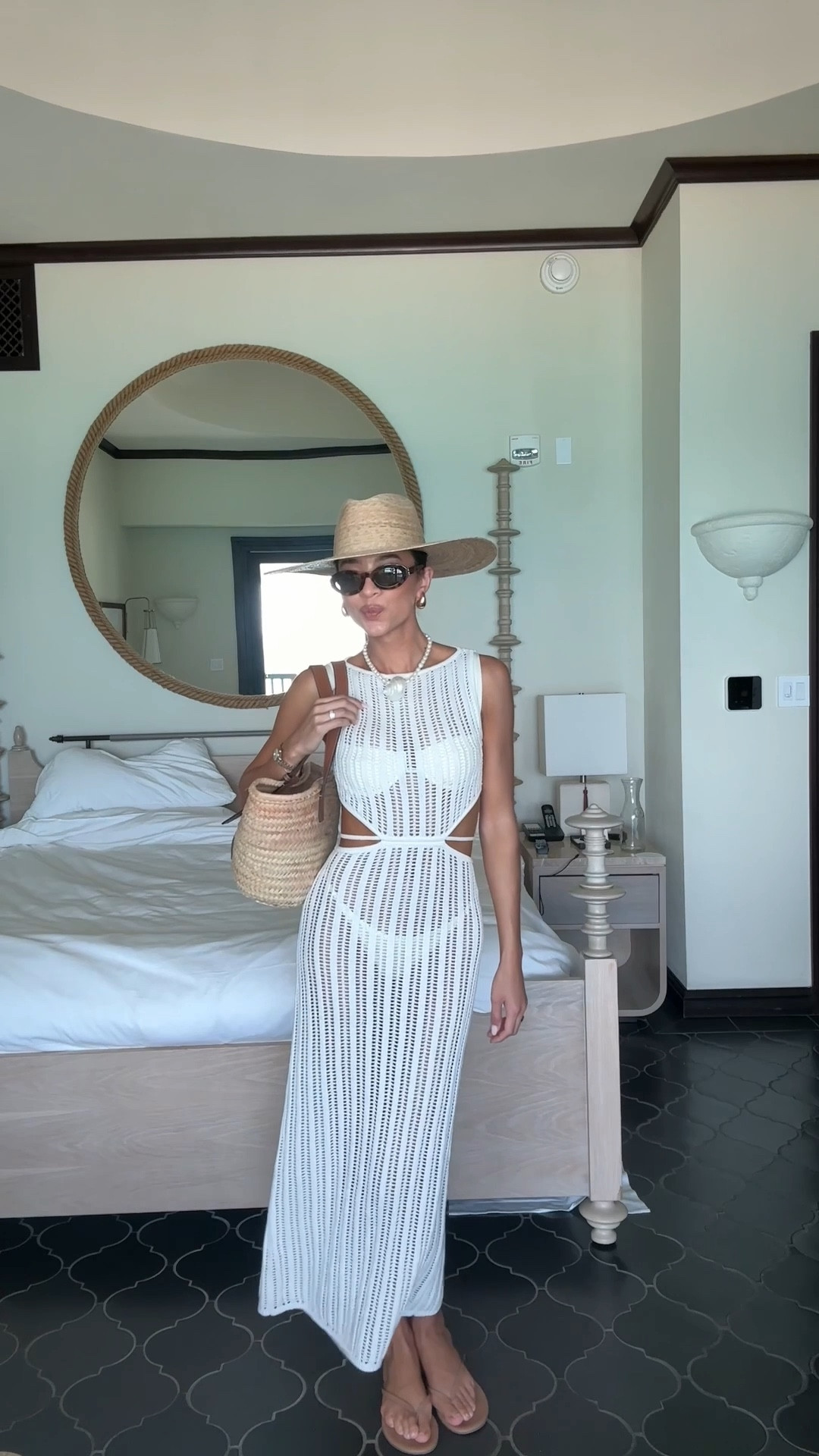 Beach outfit of the day! Size XS crochet cover up, size S/M in hat, XS swimsuit top, S swimsuit bottom 




Vacation outfit
Pool outfit
Resortwear 


#LTKFindsUnder100 #LTKSwim #LTKStyleTip