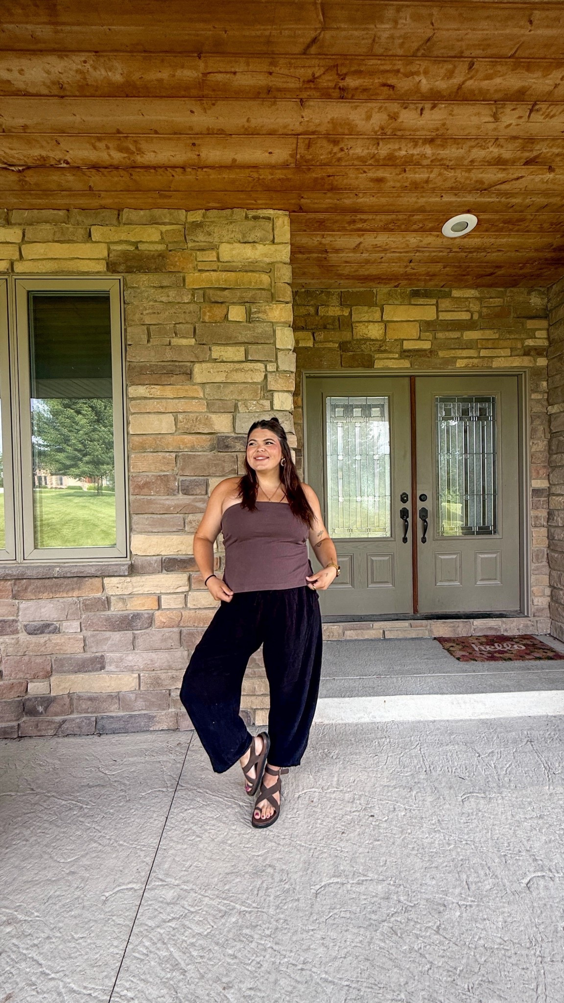 The obsession I have with these wide leg linen pants needs to be studied 👀 heading to our glucose test this morning - 28 weeks pregnant!! 

Large in pants, xl in strapless top, 10 in sandals (come in wide)

Midsize, maternity, size 14, Amazon summer outfit 

#LTKFindsUnder50 #LTKMidsize #LTKBump