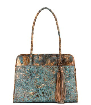 Patricia Nash Turquoise Forest Collection Paris Satchel | Dillards Inc.