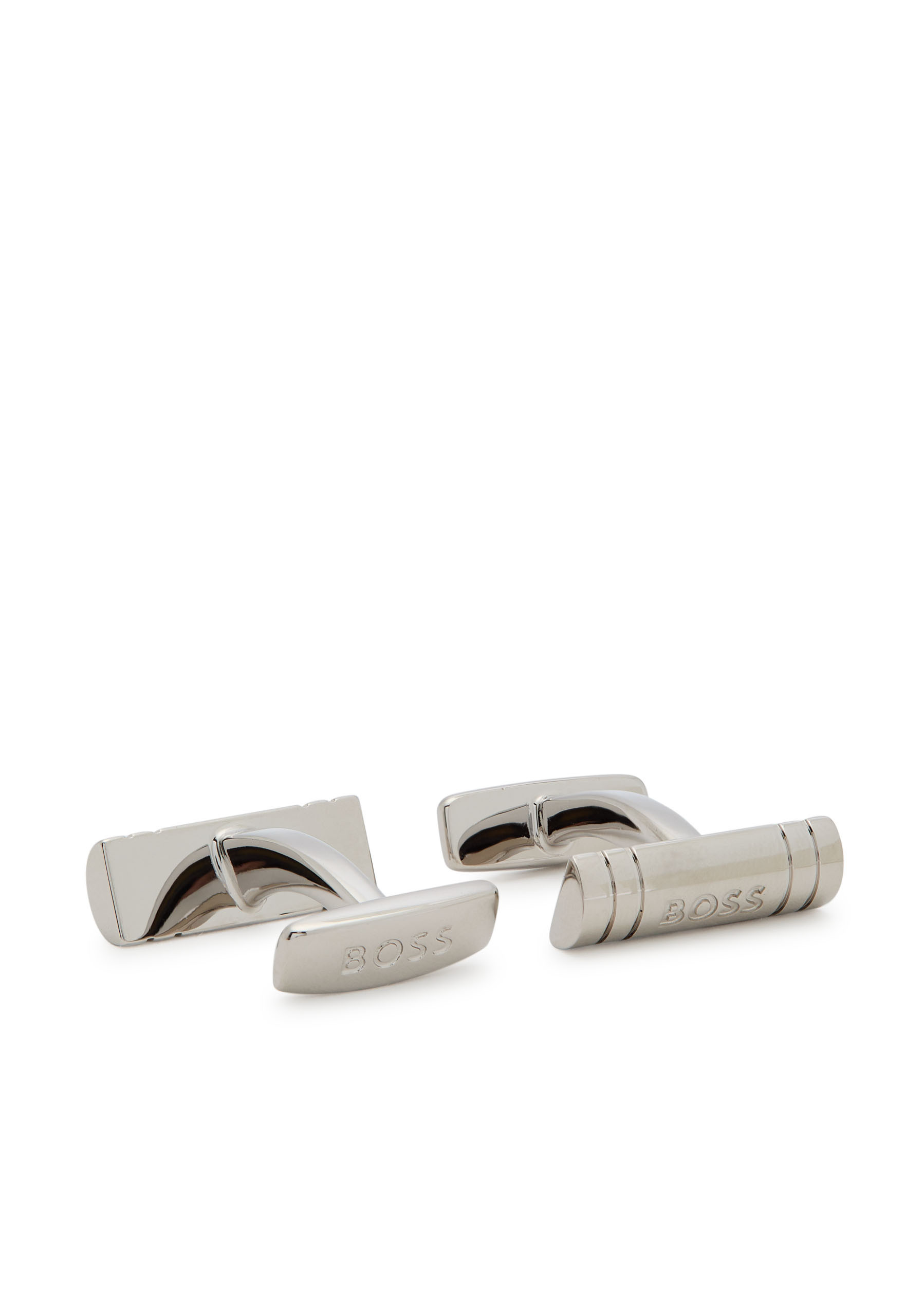 Logo-engraved cufflinks and tie clip set | Harvey Nichols