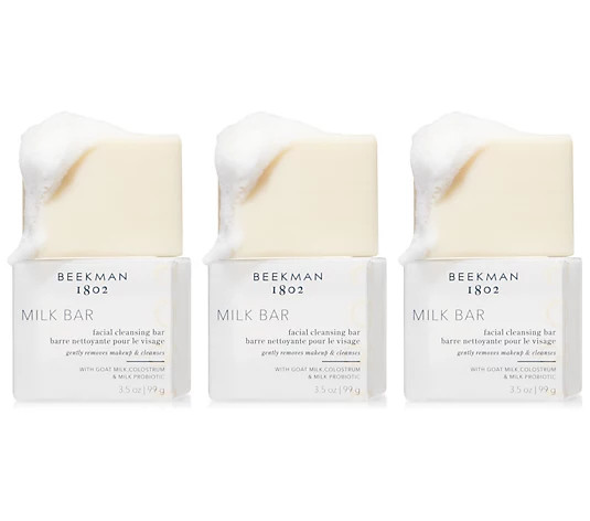Beekman 1802 Triple Milk Facial Cleansing Bar Auto-Delivery - QVC.com | QVC