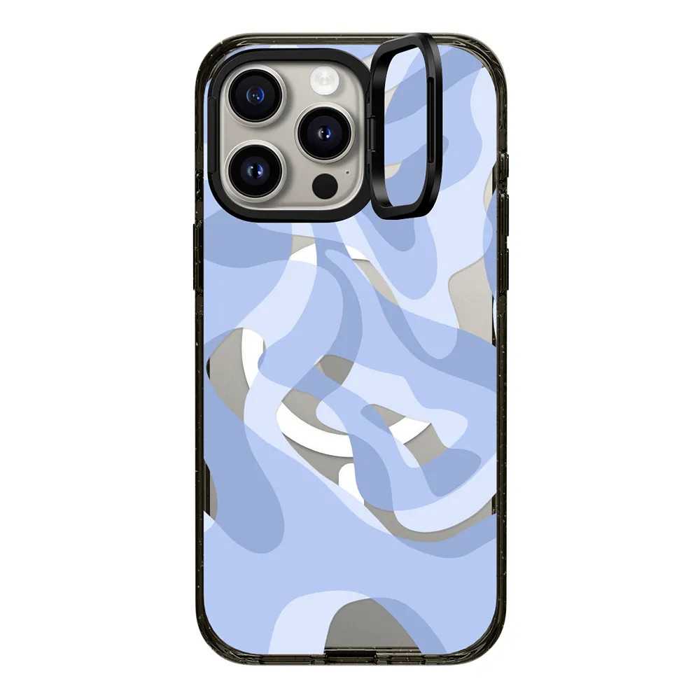 retro swirls in blue | Casetify (Global)