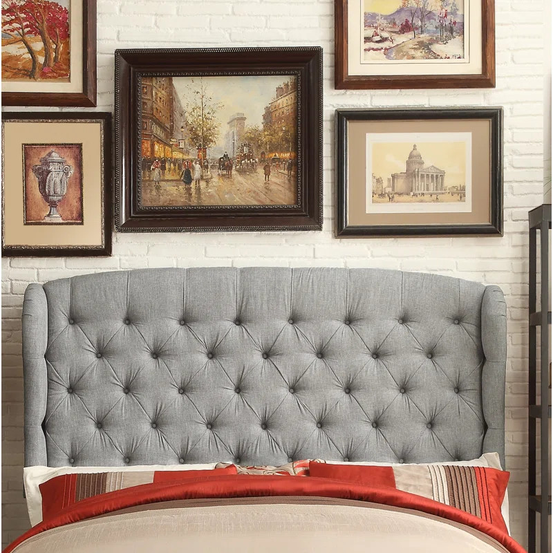 Leatham Upholstered Wingback Headboard | Wayfair North America