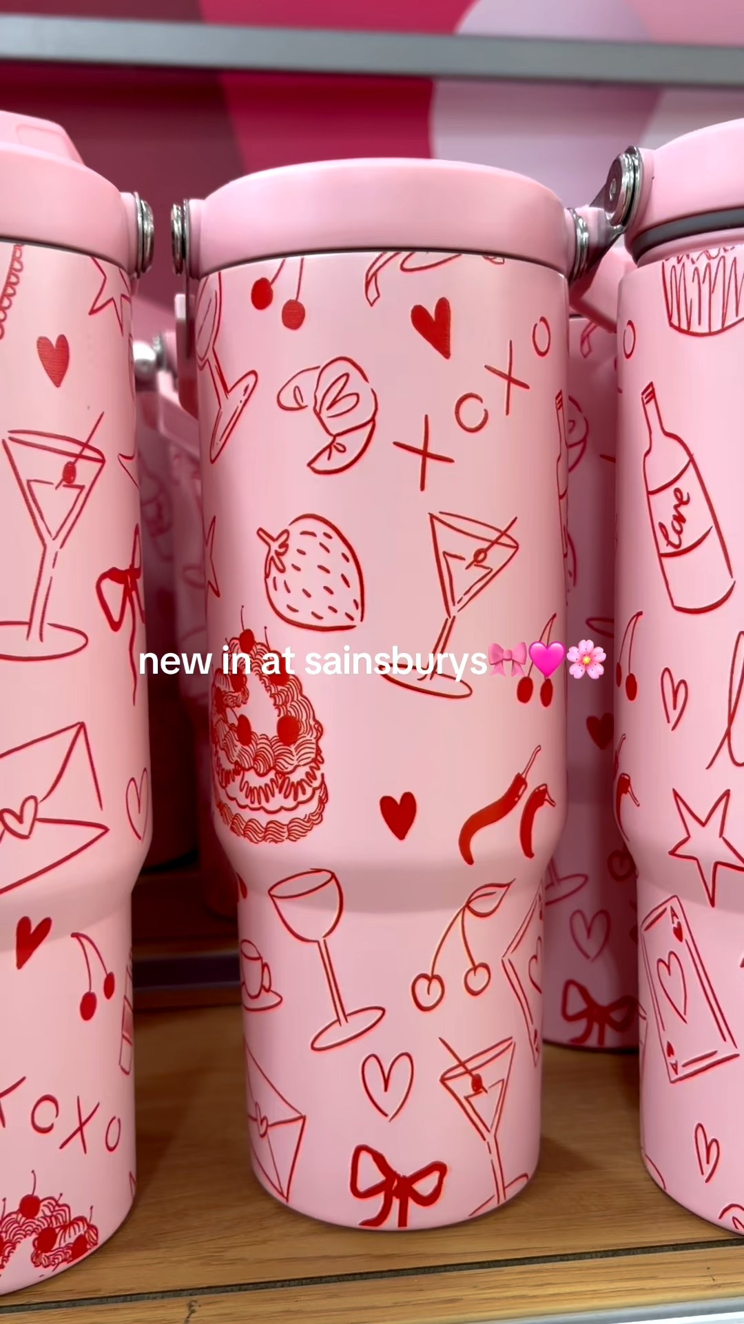 Is this cup not the CUTEST thing?!🎀🩷🌸✨ new in at sainsburys ✨ how gorgeous is this Stanley cup dupe in their valentines collection?! You know this came home with me 🤭🎀🩷 I love her Sainsburys!! @TuClothing @Sainsbury’s #sainsburys #girlythings #galentinesday #galentine #StanleyCup 

#LTKgiftguide #LTKdatenight #LTKuk