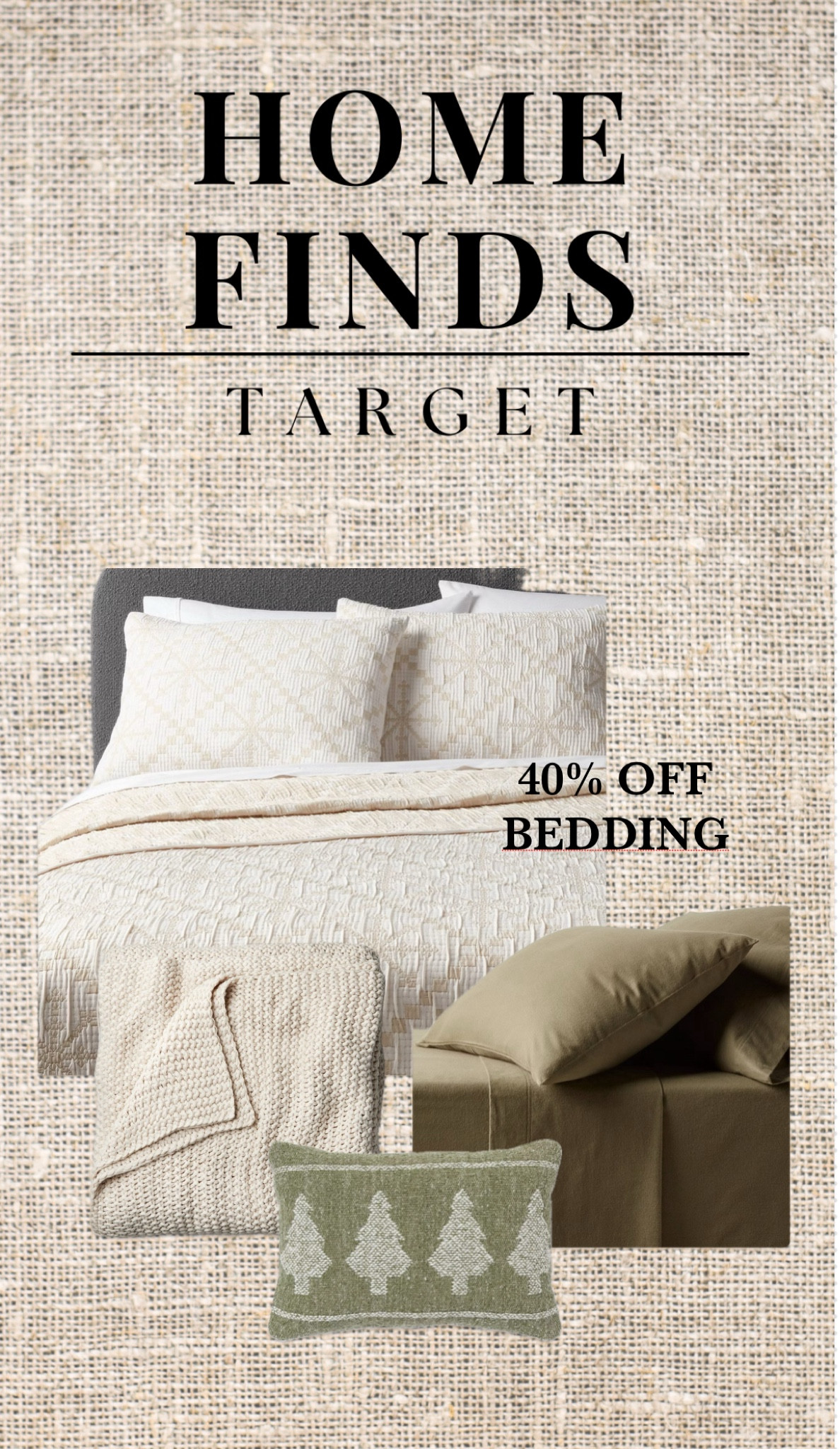 🚨 40% OFF BEDDING ‼️ 

#LTKFindsUnder100 #LTKHoliday #LTKHome