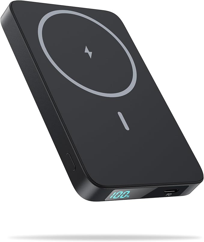 Magnetic Portable Charger Power Bank 5500mAh,Slim Wireless Portable Charger with LCD Display,PD F... | Amazon (US)