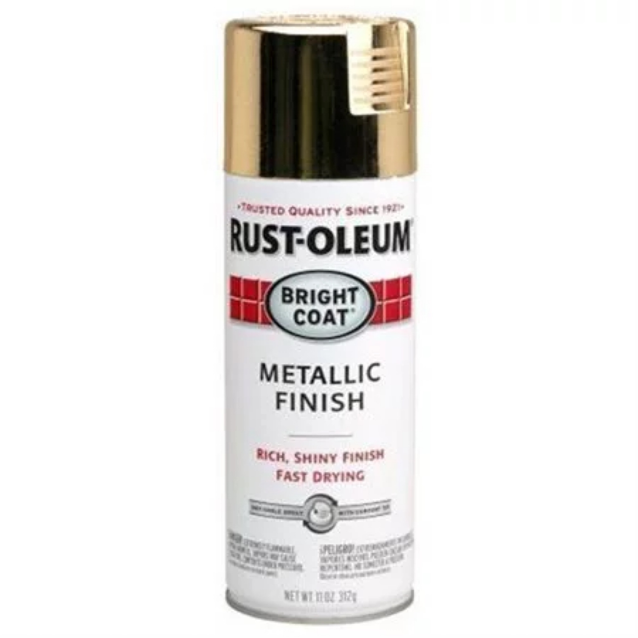 Rust-oleum Gold Spray Paint, our go-to for anything gold!