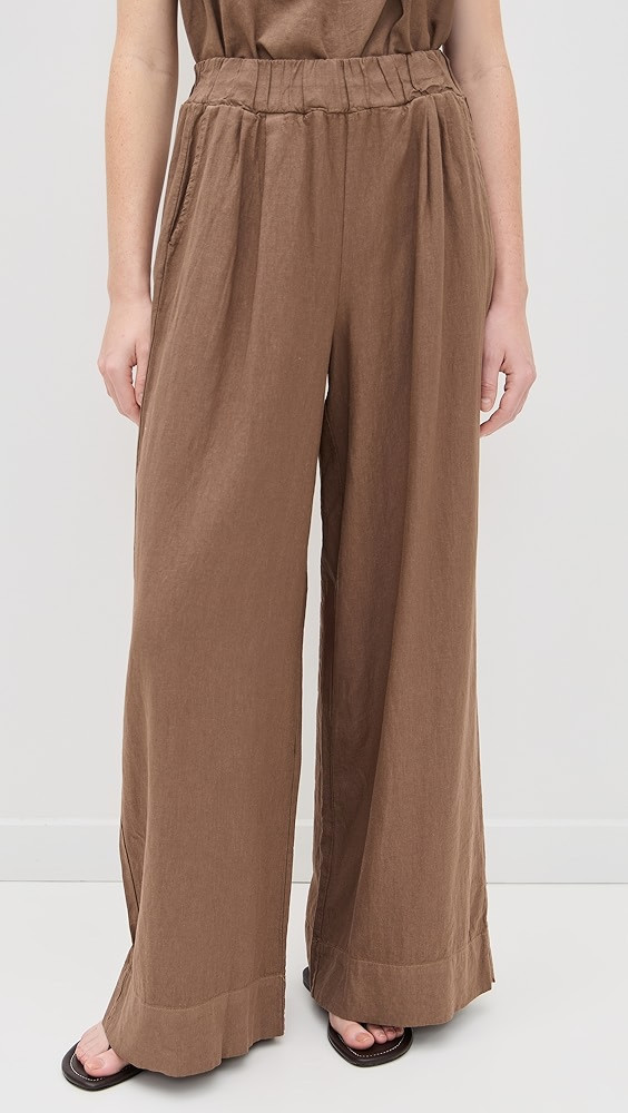 Stateside Linen Wide Leg Pull-On Pants | Shopbop | Shopbop