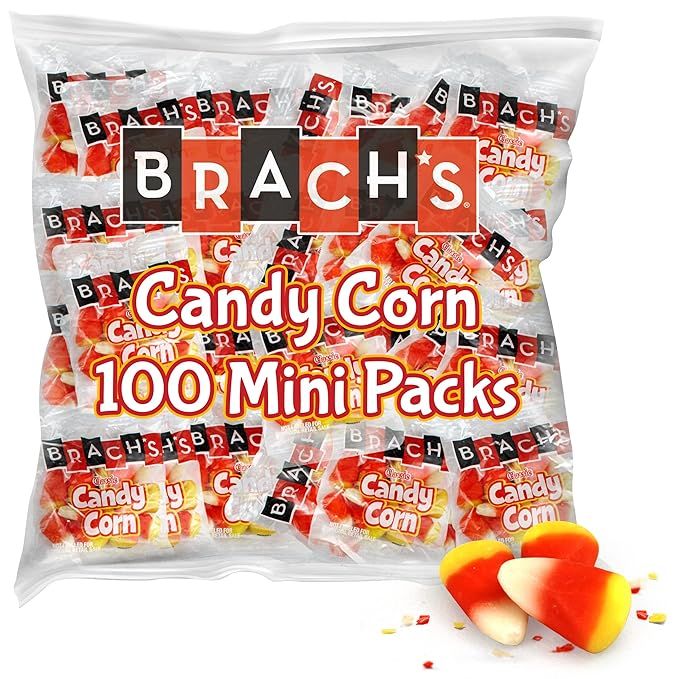 Brach's Candy Corn, Classic Halloween Candy, Bulk Packaging,100Mini Packs ( Classic Candy Corn) | Amazon (US)