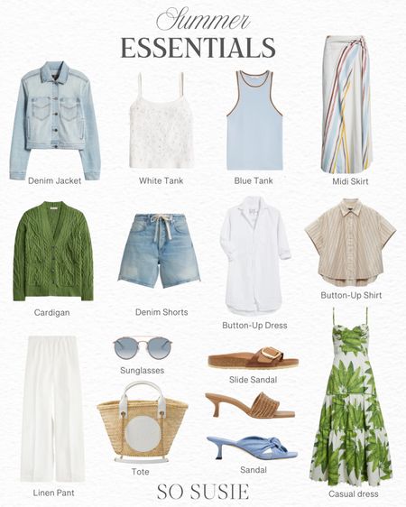 Summer essentials! 

#LTKSeasonal #LTKStyleTip #LTKOver40