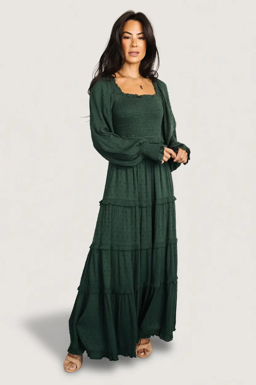 Baltic B\u00f8rn Amanda Smocked Dotted Maxi Dress (Women) | Nordstrom | Nordstrom