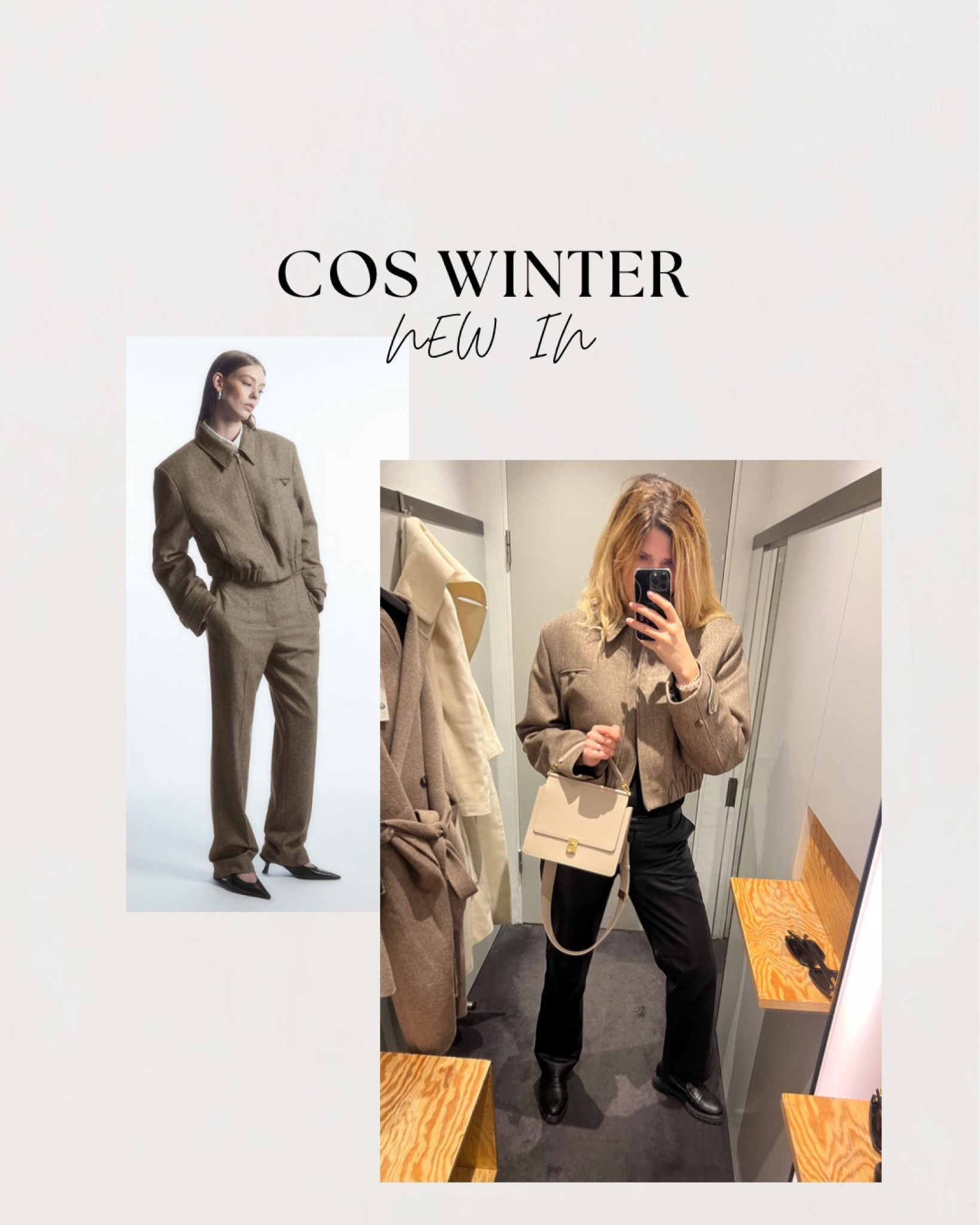 Cos jacket, cos haul, cos coat, winter jacket, tweed bomber, tweed jacket, 

#LTKover40 #LTKeurope