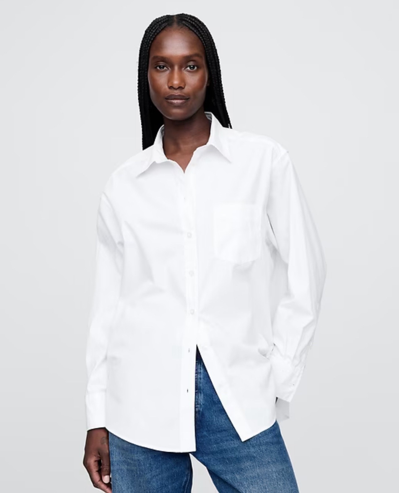 The perfect white poplin shirt 