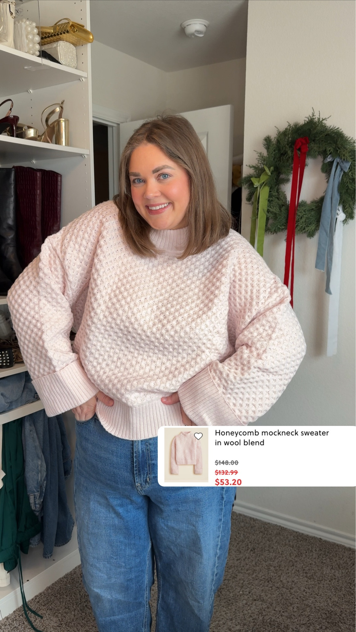 Jcrew sweater on sale wearing xxl use code FESTIVE

#LTKSaleAlert #LTKPlusSize