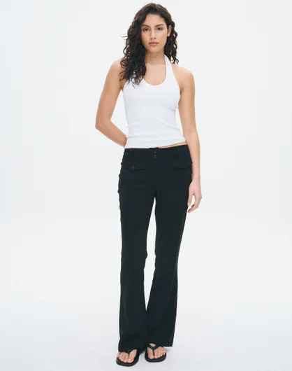 Low Rise Tailored Flare Pant | Glassons (Australia)