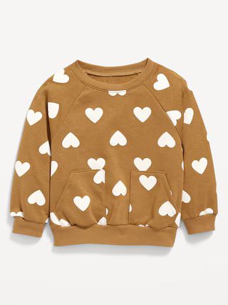 French-Terry Graphic Pocket Sweatshirt for Toddler Girls | Old Navy (US)