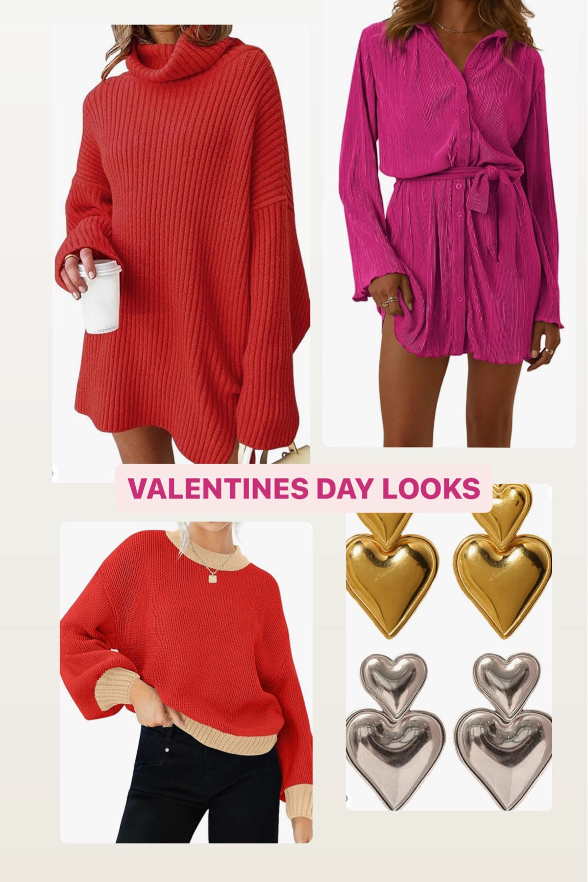 Valentine’s Day look! Plus the perfect sweater for superbowl! Also red sweater dress on SALE!

#LTKSeasonal #LTKfindsunder50 #LTKbeauty