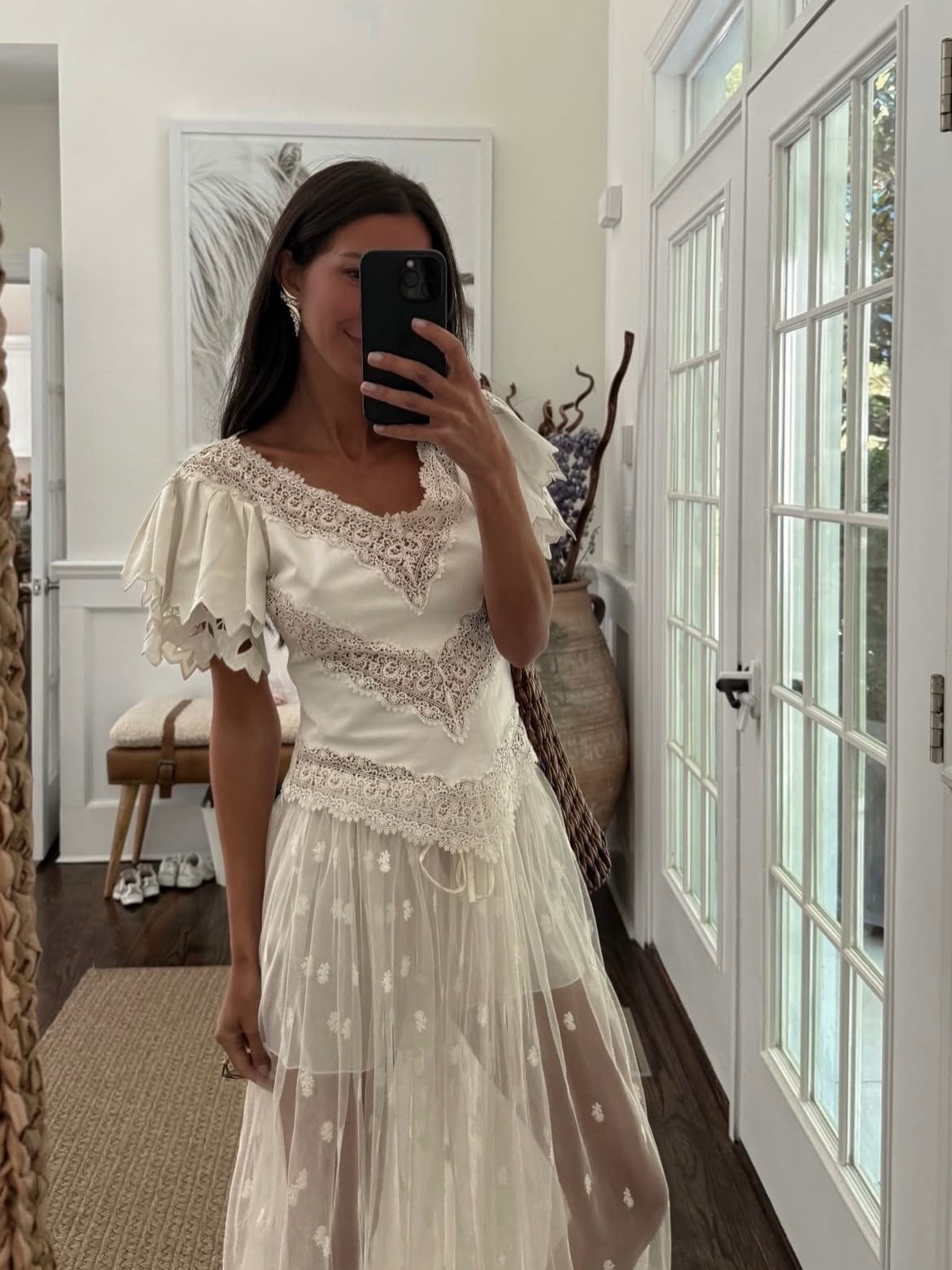 This set by Chloe is stunning. Linked similar tops and earrings!

#LTKSeasonal #LTKStyleTip