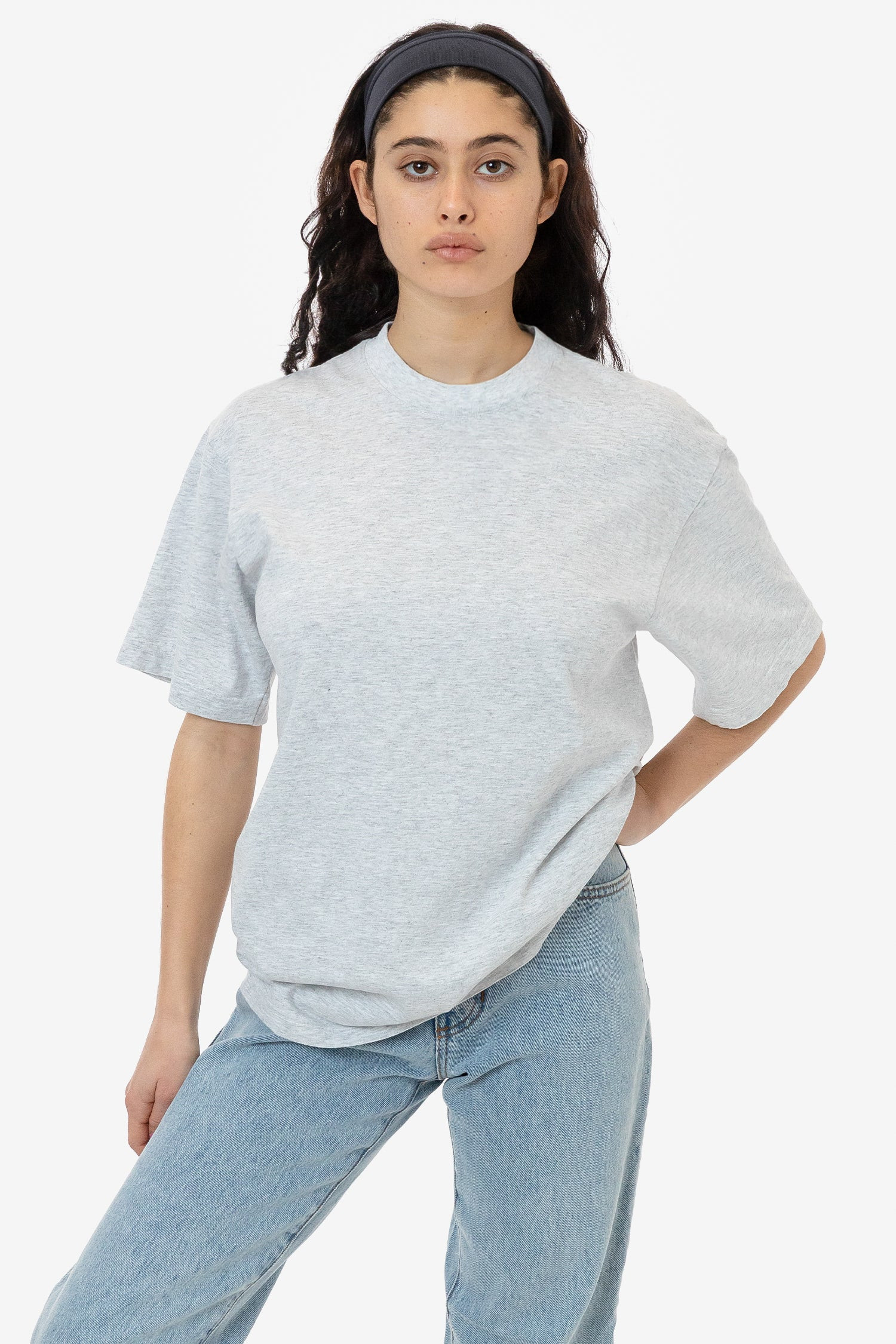 The 1801 - 6.5oz Garment Dye Crew Neck T-Shirt | Los Angeles Apparel