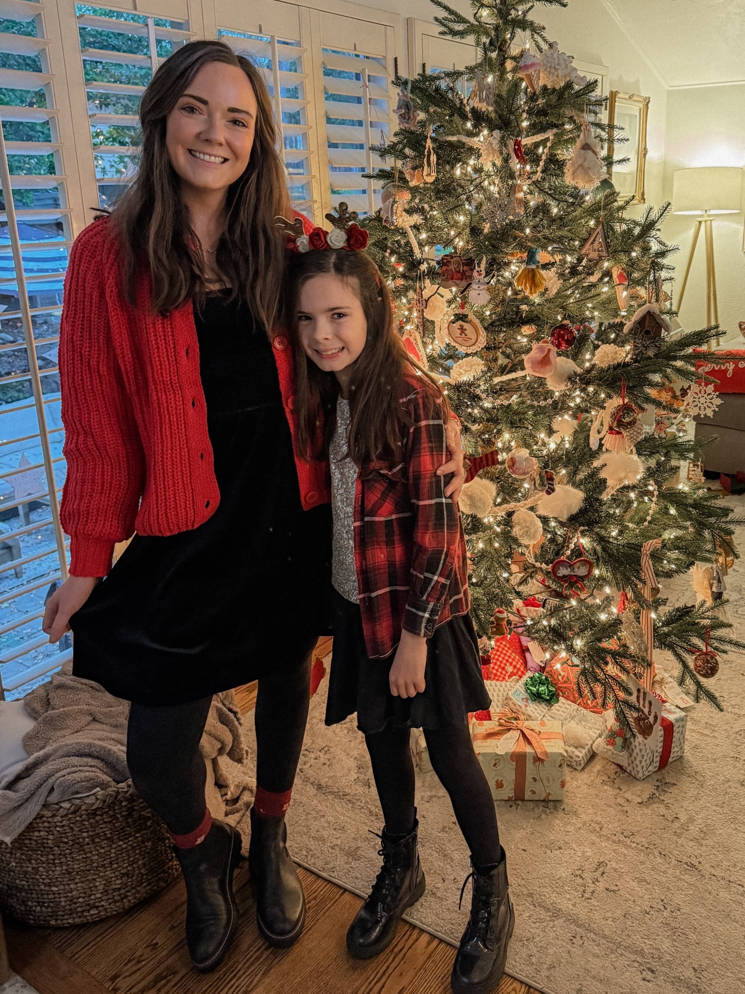 My new favorite red sweater from Amazon!! So cozy! Love pairing a sweater with a dress, tights and boots! Such a classic and easy holiday party outfit! 

#LTKHoliday #LTKSaleAlert #LTKGiftGuide