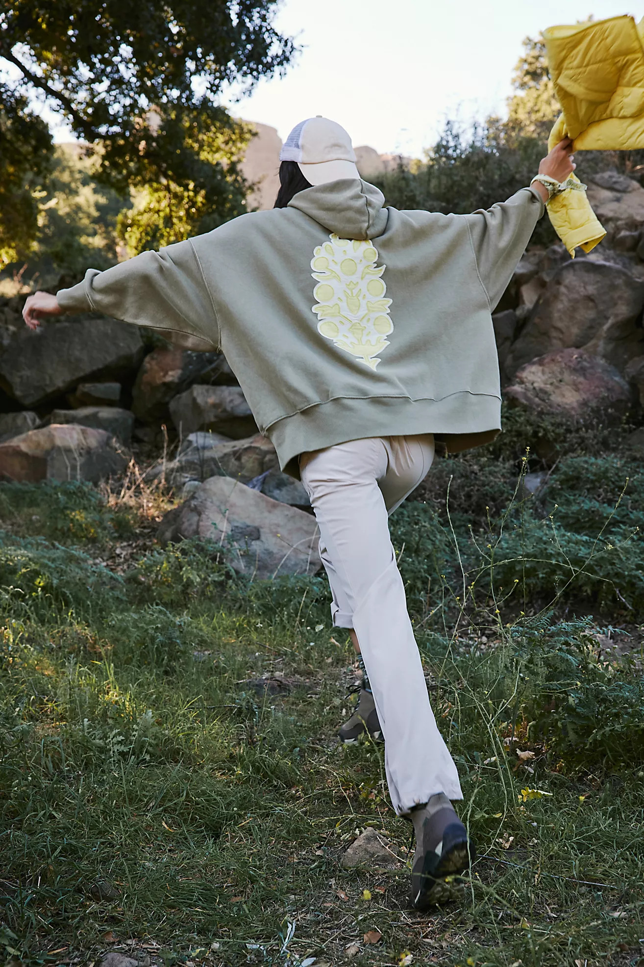 Sprint To The Finish Logo Hoodie | Free People (Global - UK&FR Excluded)