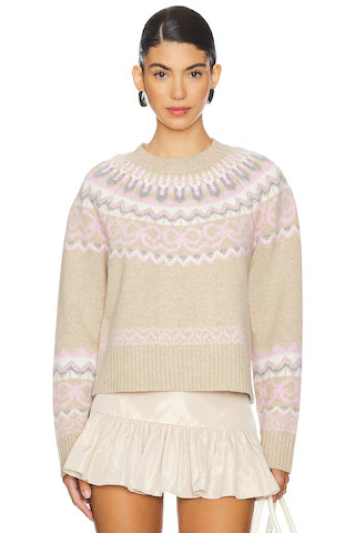LoveShackFancy Charlesey Pullover in French Toast from Revolve.com | Revolve Clothing (Global)