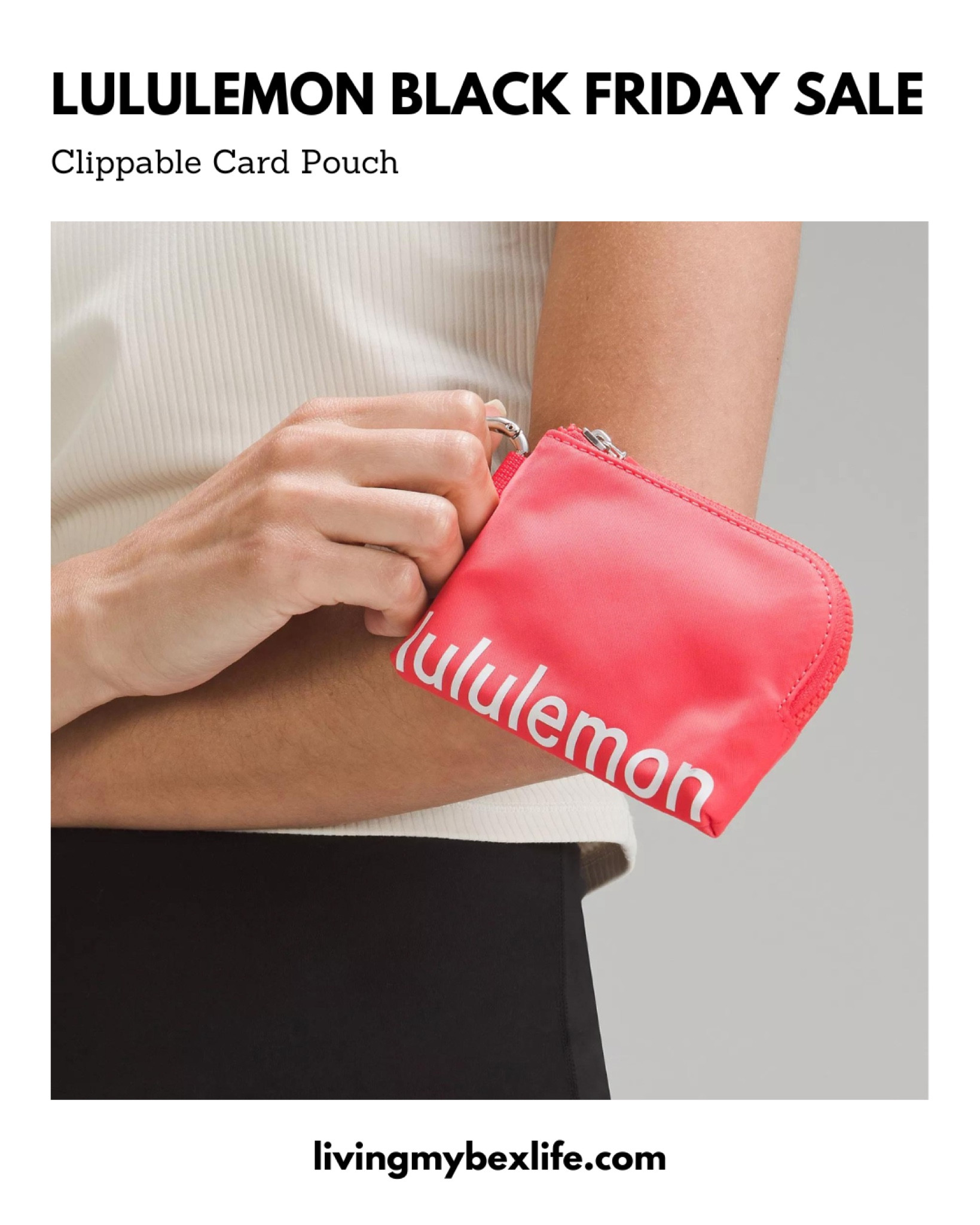 lululemon Black Friday sale! Clippable Card Pouch

Gift guide, holiday outfit, lululemon gift for her, stocking stuffer

#LTKfindsunder50 #LTKGiftGuide #LTKsalealert