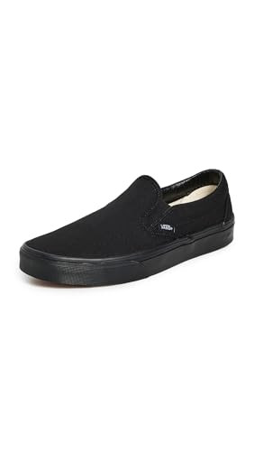 Vans Classic Slip-On Shoes - Black/Black by Vans, 6 B(M) US Women / 4.5 D(M) US Men | Amazon (US)