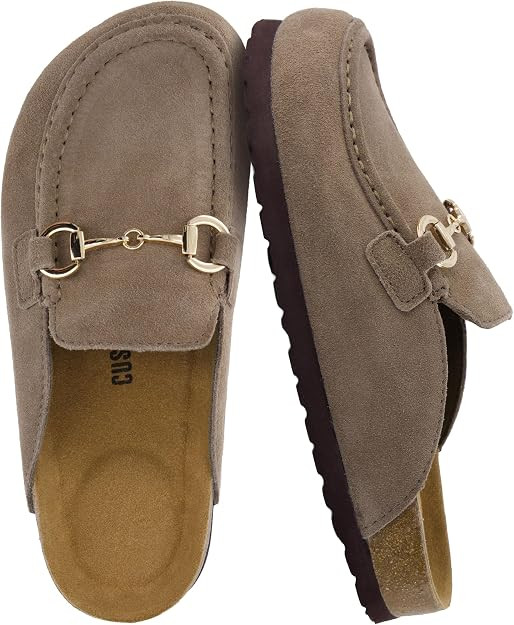 CUSHIONAIRE Cliff Suede Clog Mules for Women | Amazon (US)