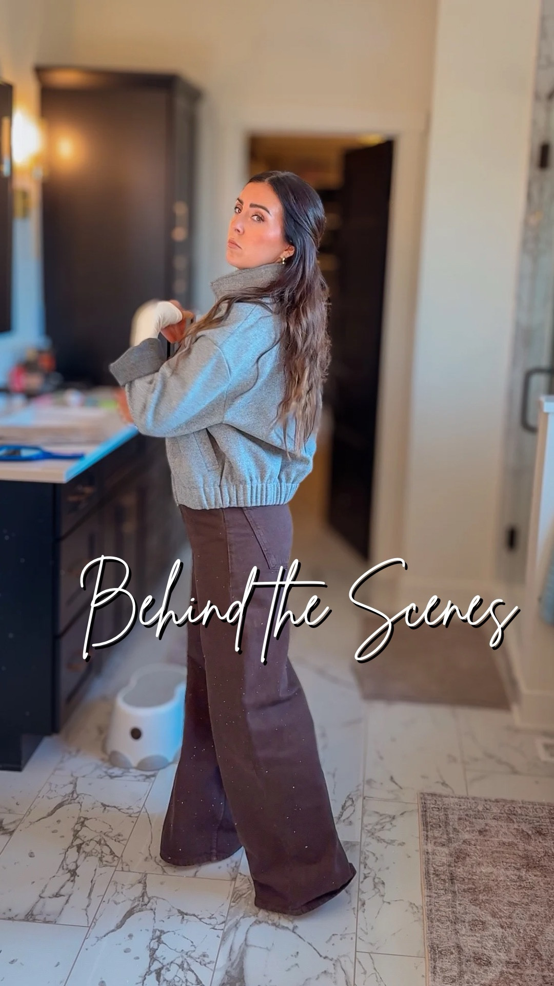 Come along with me for a realistic day in the life as a self employed mom of 3. Wearing a medium in Abercrombie hoodie and waffle shorts, large in Zara grey jacket and 28 in brown Zara denim! New garland from wayfair 

#LTKFindsUnder50 #LTKStyleTip #LTKHoliday