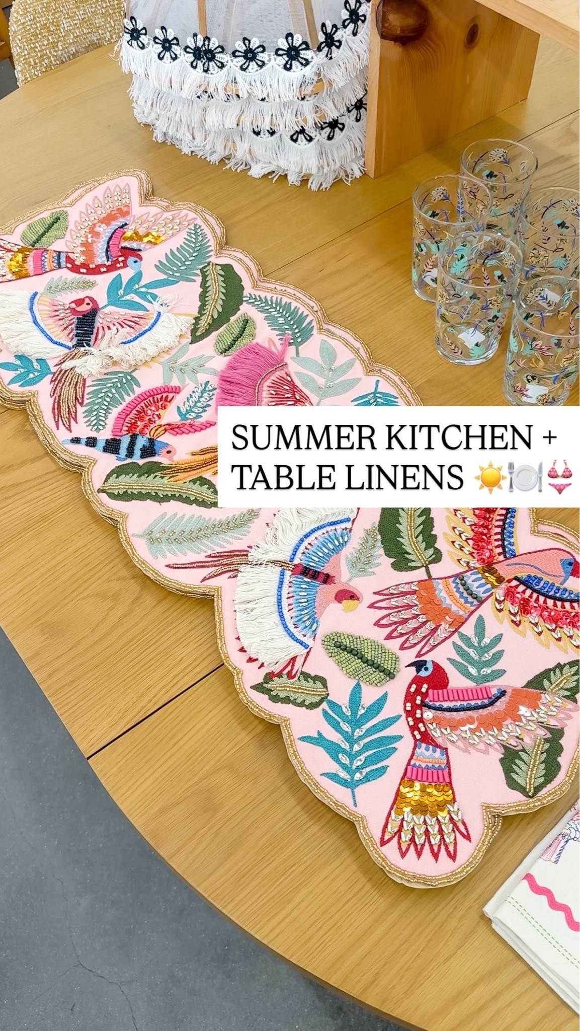 The cutest summer napkins, tea towels, coasters, and runners! So perfect for summer hosting

#LTKHome #LTKSeasonal #LTKfoodie