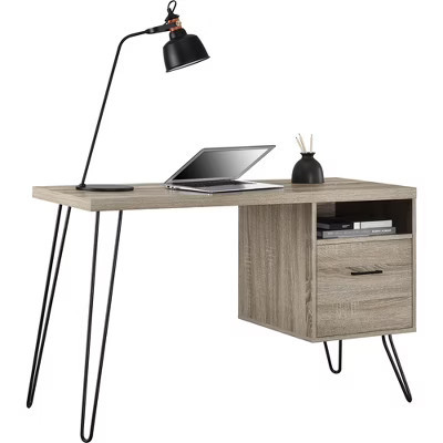KWPZQEB 45" Executive Office Desk with Drawer, Study Table with Spacious Desktop & Open Storage, Rectangular Computer Desk for Office, Home | Target