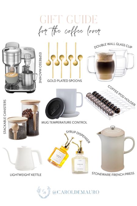 Here's a gift guide that's a must-have for coffee lovers!
#homefinds #kitchenessentials #coffeemaker #holidaygift

#LTKhome #LTKHoliday #LTKGiftGuide
