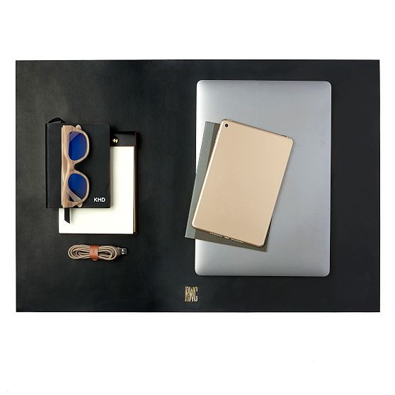 Italian Leather Desk Blotter | Mark and Graham