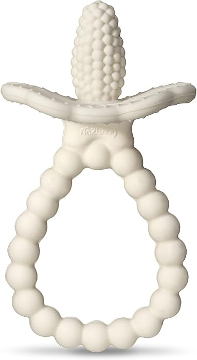 RaZbaby RaZberry Plus Baby Teether – Easy-to-Hold Toy for Front & Back Teething Relief, BerryBu... | Amazon (US)
