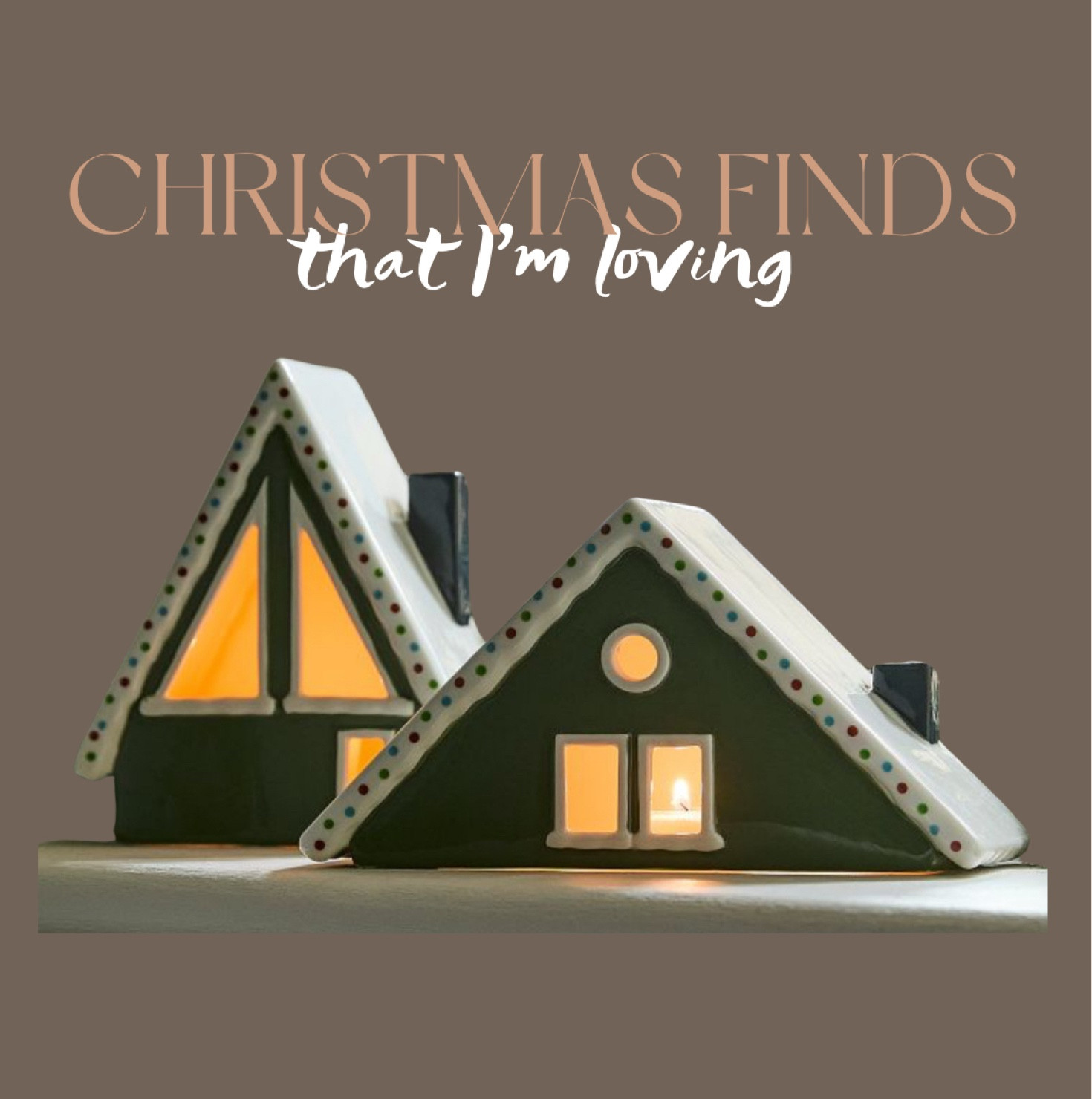 I absolutely love these Christmas houses!! So whimsical 

#LTKSeasonal #LTKSaleAlert #LTKU